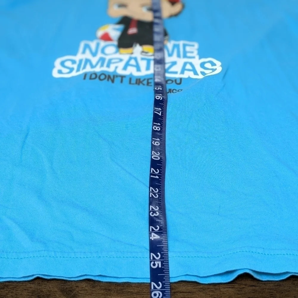No me simpatizas, I don't like you, Quico Mexicana humor T shirt XL - Picture 4 of 5